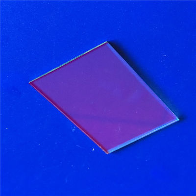 Green 410nm Narrow Bandpass Optical Glass Filters Dichroic Absorption
