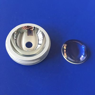 কাস্টম BK7 উপাদান LED প্রতিফলক কাপ, ২৫মিমি ব্যাস এবং ১৫০মিমি ফোকাল দৈর্ঘ্য সহ